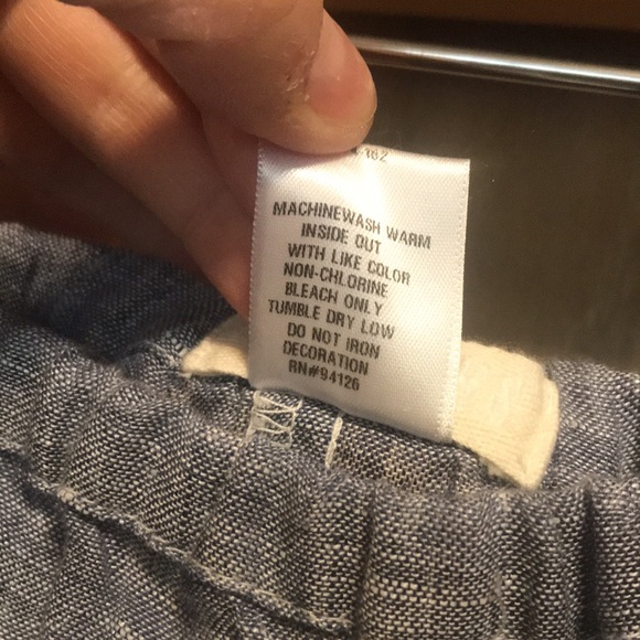 CP Shades Chambray maxi linen skirt Size M - Picture 3 of 5